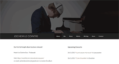 Desktop Screenshot of jochemlecointre.com