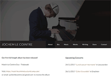 Tablet Screenshot of jochemlecointre.com